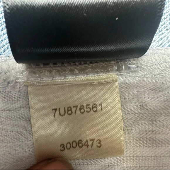 7 FOR ALL MANKIND DENIM LUSTRE BALLOON SLEEVE JUMPSUIT IN ISADORA. SZ: XS - Picture 14 of 15